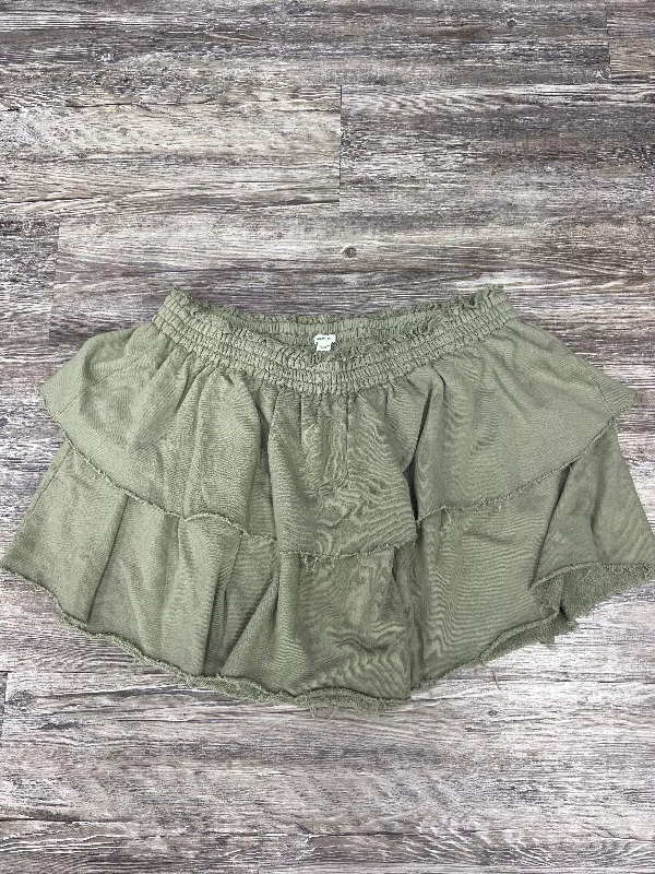 Skirt Mini & Short By Aerie In Green, Size: Xxl