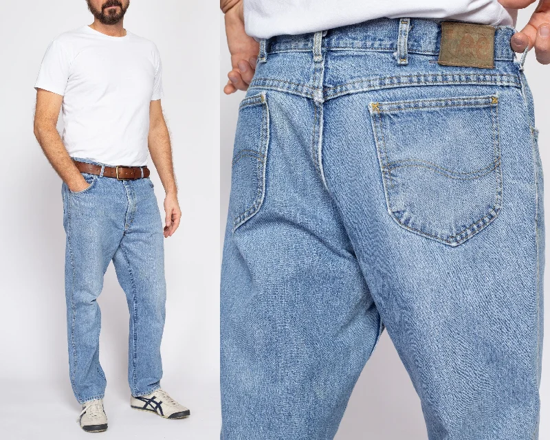 37" Waist 90s Lee Light Wash Dad Jeans