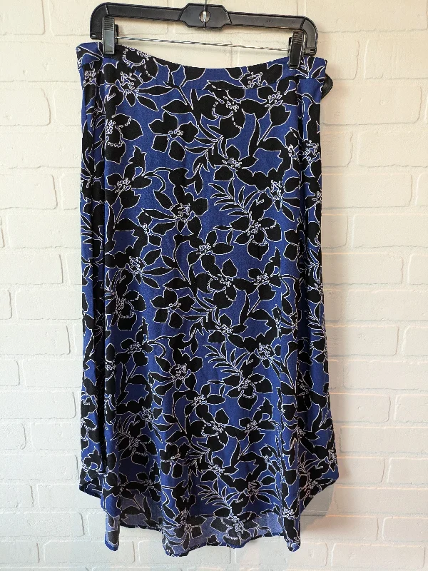 Skirt Maxi By Tommy Bahama In Black & Blue, Size: 6