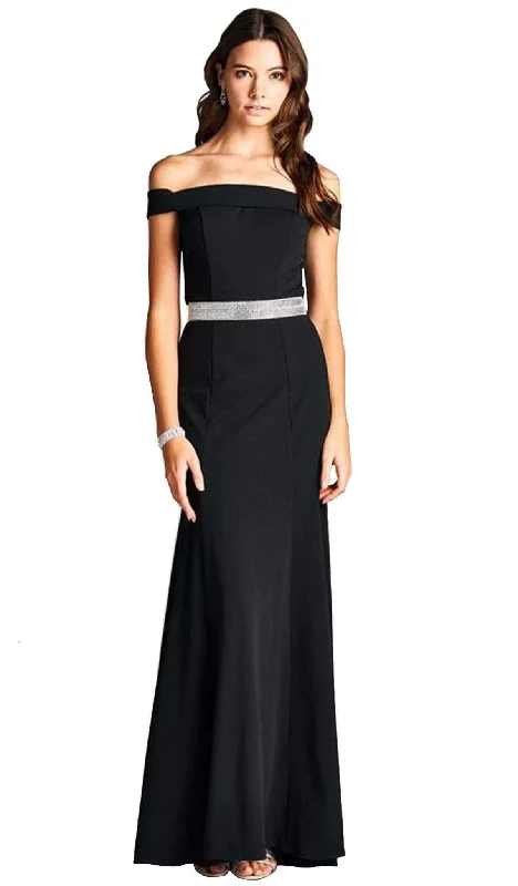 Aspeed Design - Off Shoulder Long Formal Evening Dress