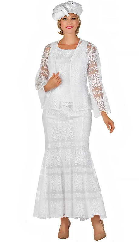 Giovanna Church Suit 0974-White