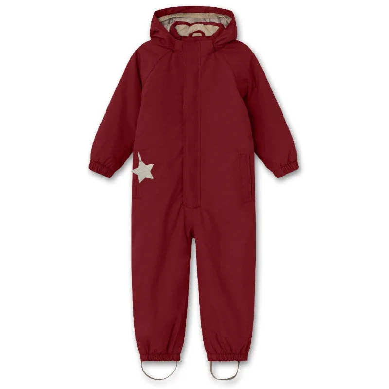 Mini A ture Red Merlot Wilbo Snowsuit