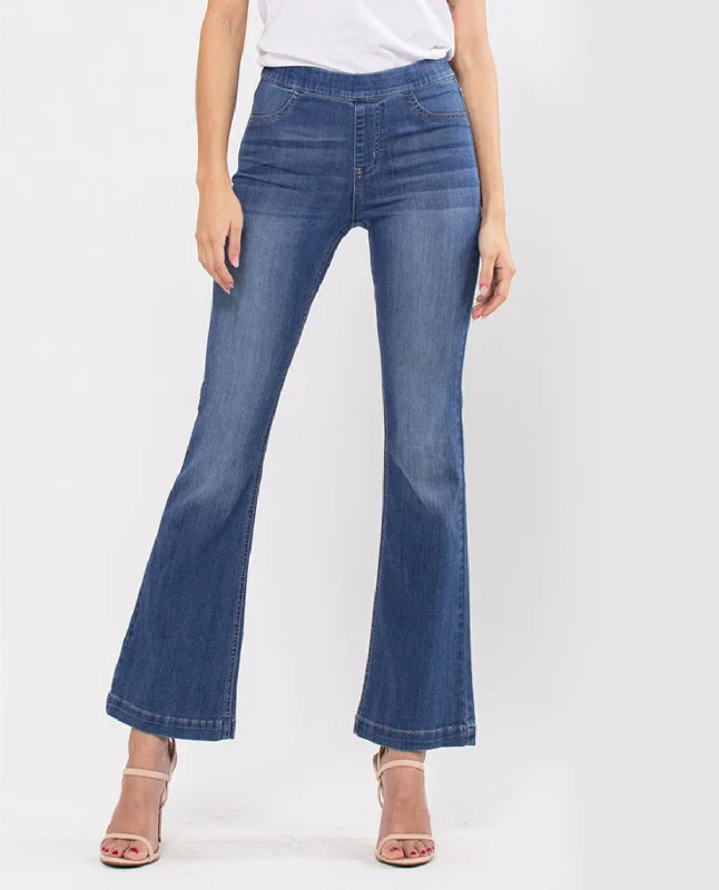 Cello Mid Rise Flare Jegging