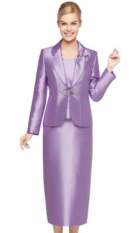 Nina Massini Church Suit 2368-Lavender