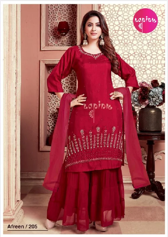 Afreen 205 Georgette Festive Wear Ready Made Suit