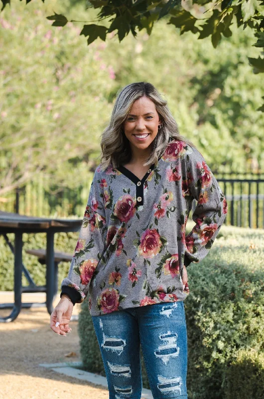 Heavenly Blooms Pullover