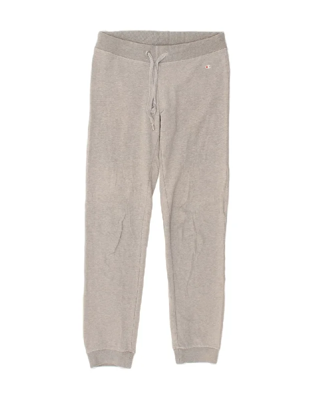 CHAMPION Womens Tracksuit Trousers Joggers UK 10 Small Grey