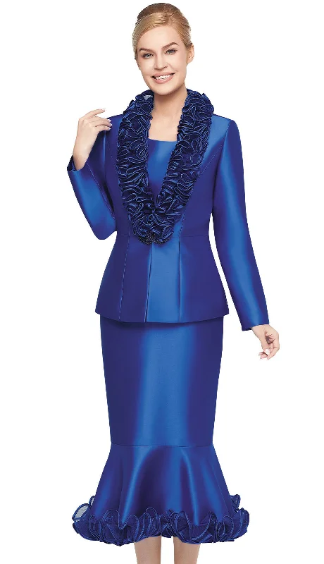 Nina Massini Church Suit 2505-Royal