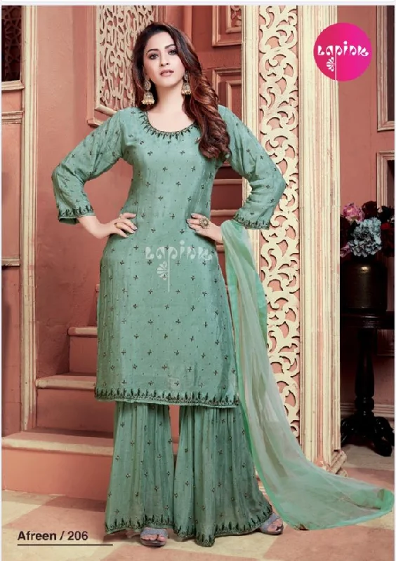 Afreen 206 Georgette Festive Wear Ready Made Suit