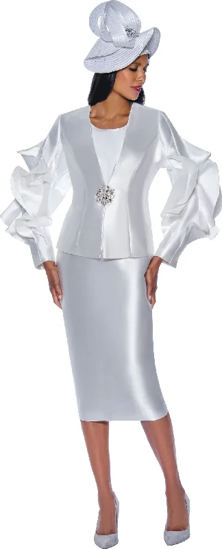 GMI Church Suit 9153-White