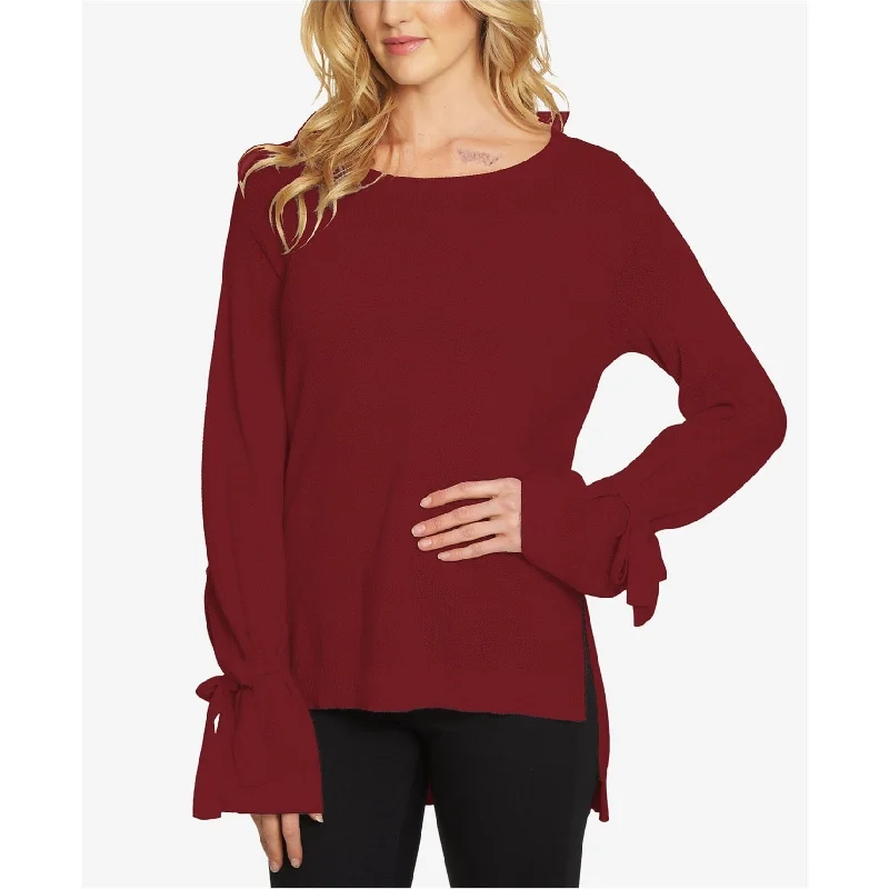 1.State Womens Tie-Cuff Knit Sweater