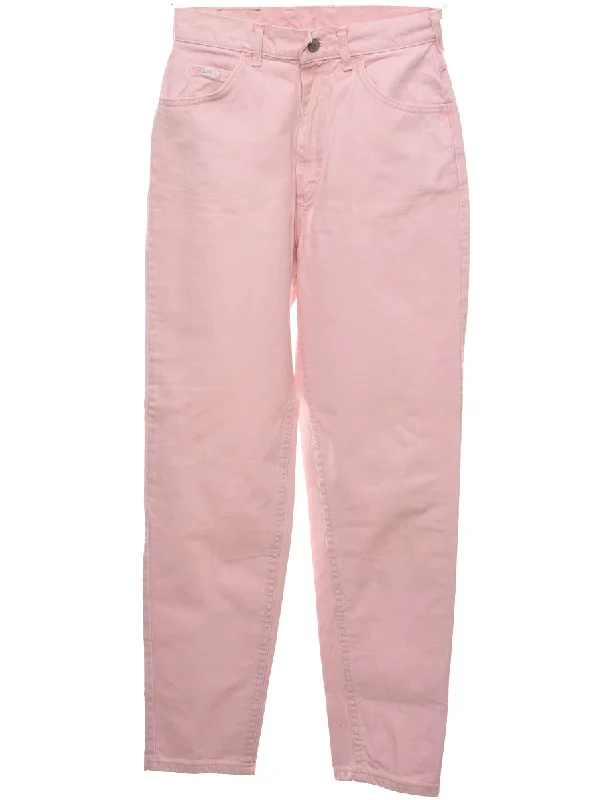 Pale Pink Lee Jeans - W26 L28