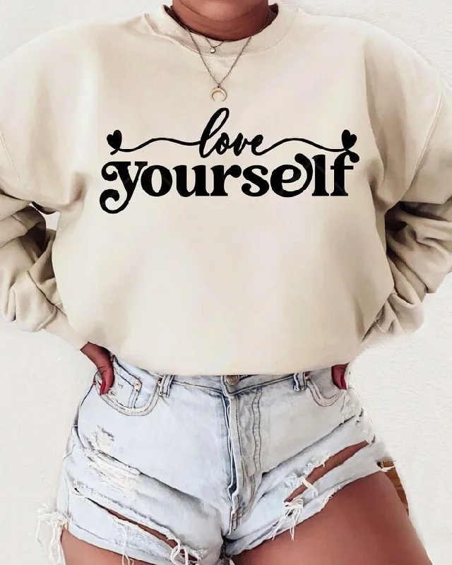 Love Yourself Long Sleeve Sweatshirt