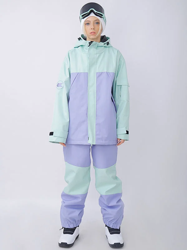 Purple / Mint Green