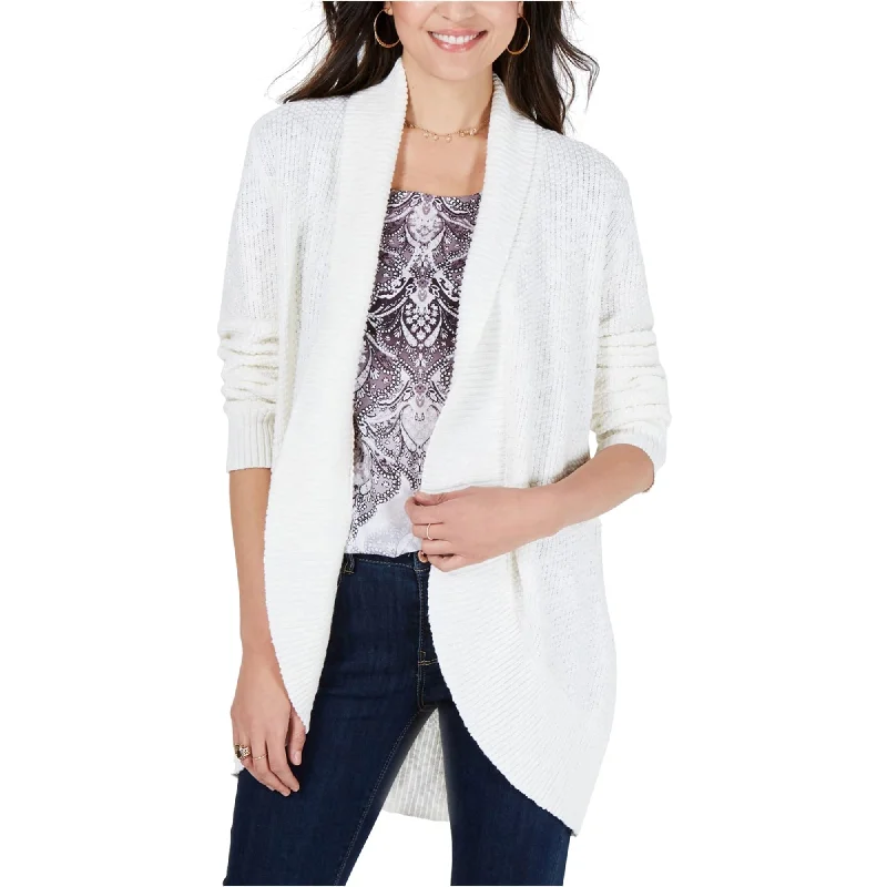 Style & Co. Womens Shawl Lapel Cardigan Sweater