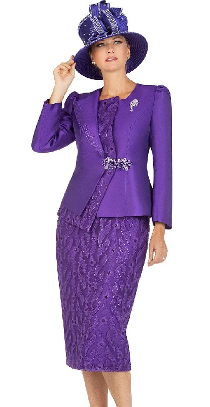 Giovanna Church Suit G1152-Purple