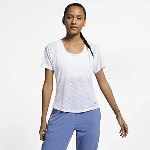 Nike Women's W Nk Miler Top Ss Breathe