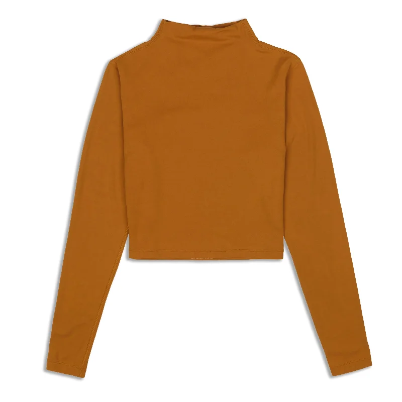 All Aligned Mock Neck Long Sleeve - Resale