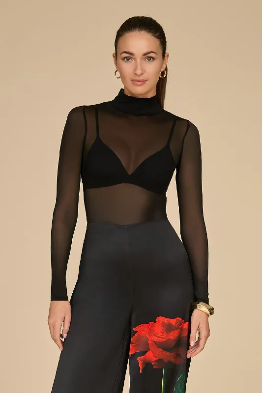 Giselle Bodysuit - Black Mesh