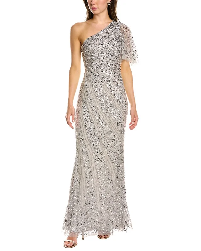 Aidan Mattox Beaded Gown